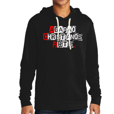 Agape block letter hoodie Thumbnail